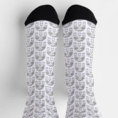 Vater Ever: Vaterschaft als antike Visuelle Emotio Socken (Oben)