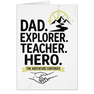 Vater Explorer Lehrer Held T-Shirt | Abenteuer Vat