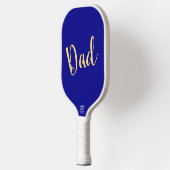 VATER Extravagant Script Vibranu Royal Blue Backgr Pickleball Schläger (Links)