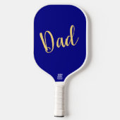 VATER Extravagant Script Vibranu Royal Blue Backgr Pickleball Schläger (Rückseite)