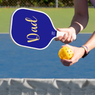VATER Extravagant Script Vibranu Royal Blue Backgr Pickleball Schläger