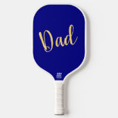 VATER Extravagant Script Vibranu Royal Blue Backgr Pickleball Schläger (Vorderseite)