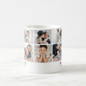 Vater Familienfoto-Collage Vater Kaffeetasse (Mittel)
