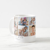 Vater Familienfotografie Collage Vater Kaffeetasse (Vorderseite Links)