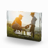 Vater Family Foto Custom Typografy Baseball (Rechts)