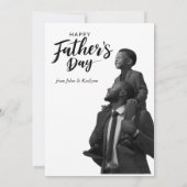 Vater feiern einladung (Rückseite)