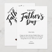 Vater feiern einladung (Vorne/Hinten)