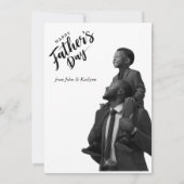 Vater feiern einladung (Rückseite)