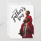 Vater feiern einladung (Rückseite)