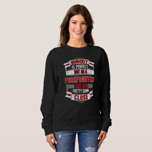 Vater Feuerwehrmann Sweatshirt (Vorne ganz)