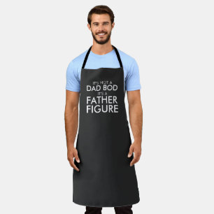 Vater Figur mit Papa-Bauchspeck Schürze