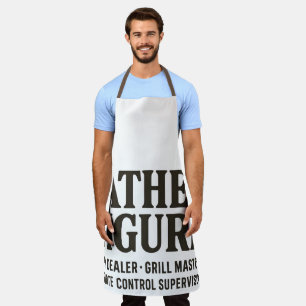 Vater Figur Pun-Händler Lustiges Vater-Shirt Schürze
