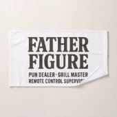 Vater Figur Strafzettel-Händler Lustiges Papa-Shir Handtuch (Handtuch)