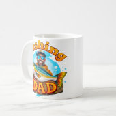 Vater Fisch Graffiti Kaffeetasse (Vorderseite Links)