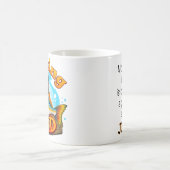Vater Fisch Graffiti Kaffeetasse (Mittel)