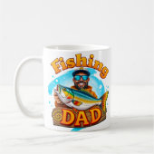 Vater Fisch Graffiti Kaffeetasse (Links)
