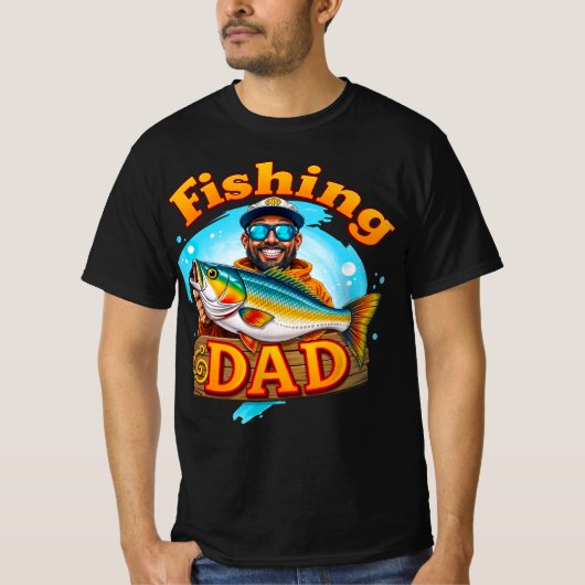 Vater Fisch Graffiti T-Shirt (Vorderseite)