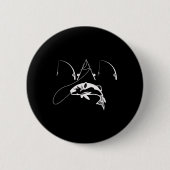 Vater Fischen Fisherman Daddy Fathers Day Shirt Button (Vorderseite)