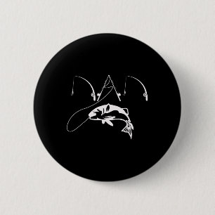 Vater Fischen Fisherman Daddy Fathers Day Shirt Button
