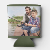 Vater Fischer benutzerdefinierte Foto auf der Rück Dosenkühler (Rückseite)