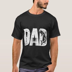 Vater fischt T-Shirt