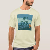 Vater Fisherman Mens Natural T - Shirt (Vorderseite)