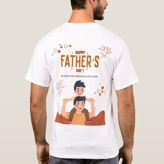 Vater: Fixer der Dinge, Hersteller von Erinnerunge T-Shirt (Rückseite)