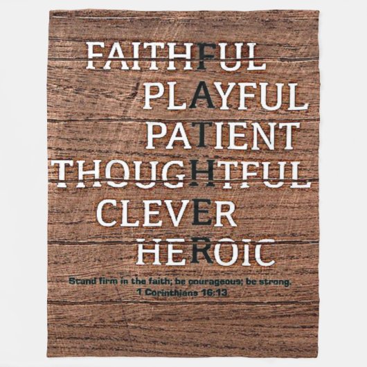 VATER FLEECEDECKE (Vorderseite)