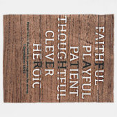 VATER FLEECEDECKE (Vorderseite (Horizontal))