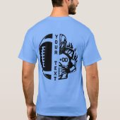 Vater Football T - Shirt individuell anpassbar (Rückseite)