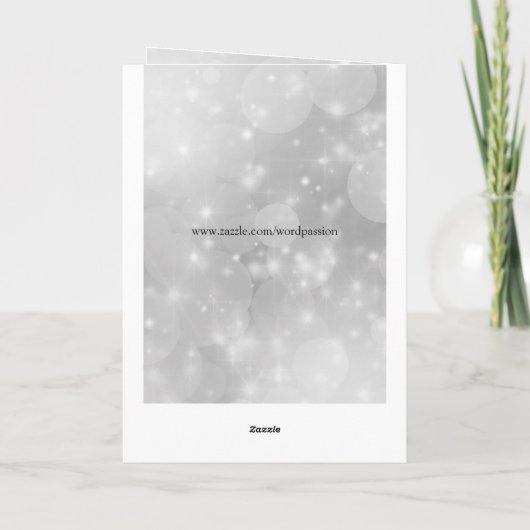 Vater Förderung Gedicht Design Gruß Karte (Rückseite)