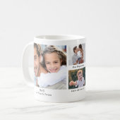 Vater-Foto-Collage Kaffeetasse (Vorderseite Links)