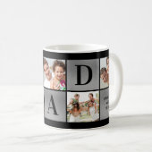 Vater Foto-Collage Kaffeetasse (VorderseiteRechts)