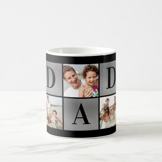 Vater Foto-Collage Kaffeetasse (Mittel)