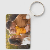 Vater Foto Collage Schlüsselanhänger für Vatertag (Rückseite)