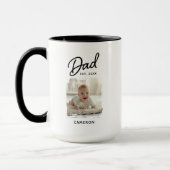 Vater Foto Datum Tasse (Links)