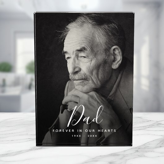 Vater-Foto-Gedenkfeier Fotoblock