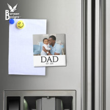 Vater Foto-Geschenk-Magnet