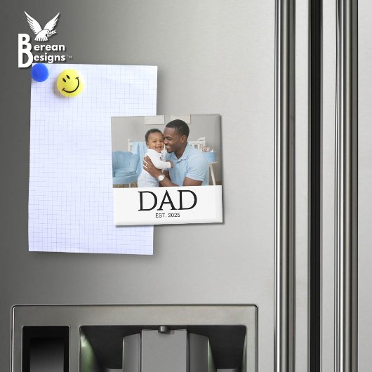 Vater Foto-Geschenk-Magnet Magnet