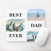 Vater-Foto-Geschenk-Mauspad mit Drei-Bilder-Design Mousepad (Mit Mouse)