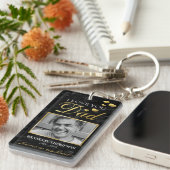 Vater Foto Memorial Schlüsselanhänger (Vorderseite rechts)