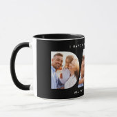 Vater Foto Moderne Typografie Kindergeschenk Tasse (Links)