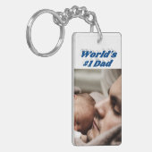 Vater Foto Schlüsselanhänger (Vorderseite links)