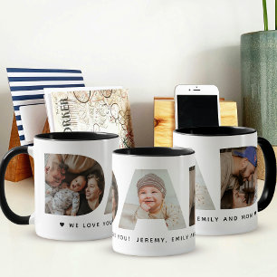 Vater Foto Vatertag Collage Tasse