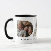 Vater Foto Vatertag Collage Tasse (Links)