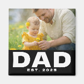 Vater Foto zum Vatertag Magnet (Vorne)