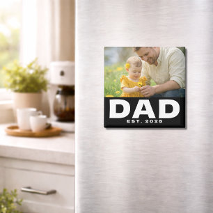 Vater Foto zum Vatertag Magnet