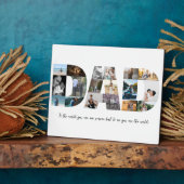 Vater FotoCollage 18 Bilder Fotoplatte (Seite)