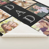 Vater FotoCollage Black Sherpadecke (3/4)