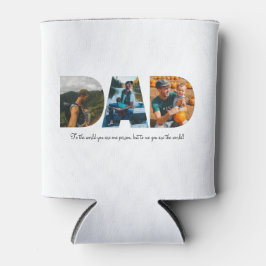 Vater FotoCollage Cooler für den Vatertag Dosenkühler